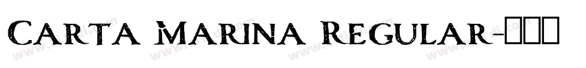 Carta Marina Regular字体转换